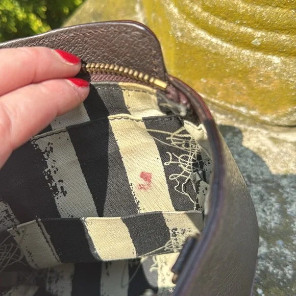 GUC Vivienne Westwood Executive Dark Brown Handbag ( shoulder strap missing) - Picture 13 of 13